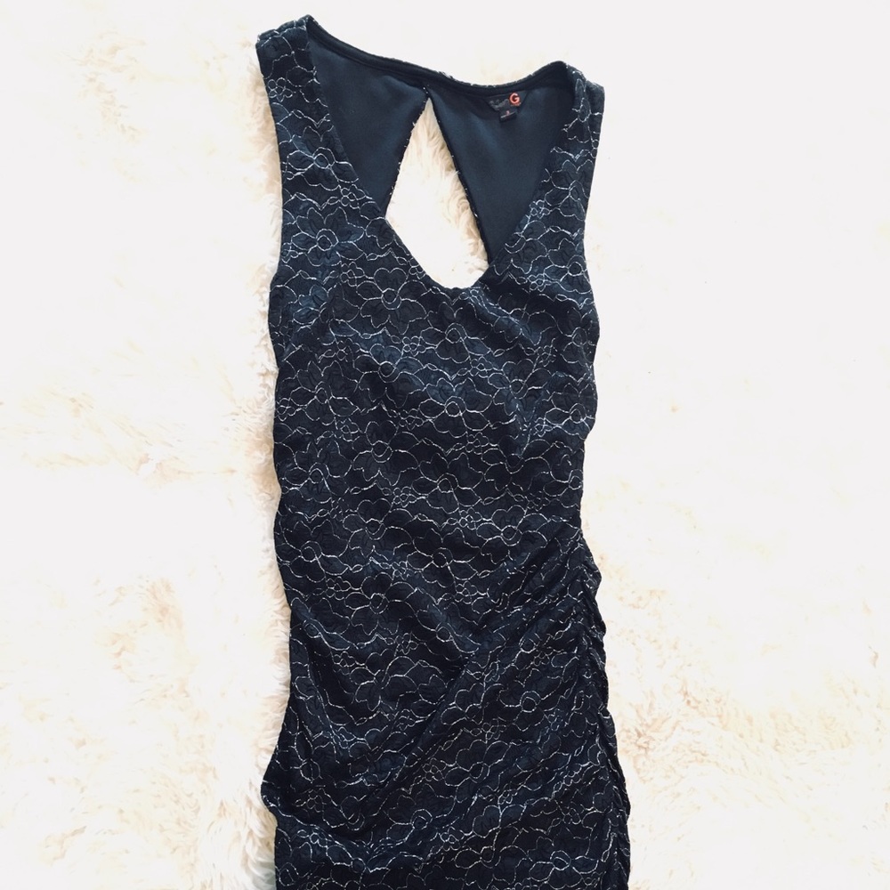 Black floral Guess dress